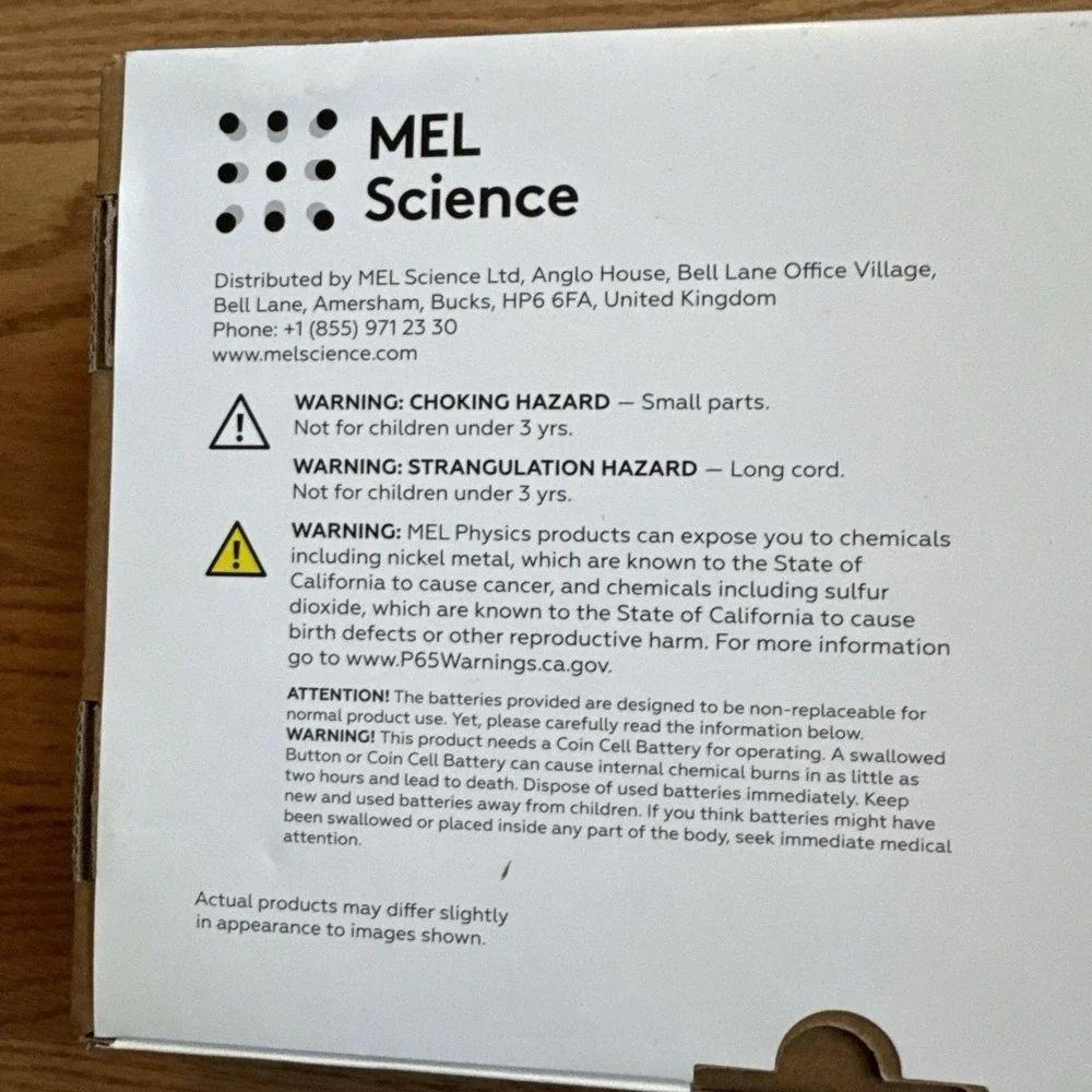 MEL Chemistry brand new